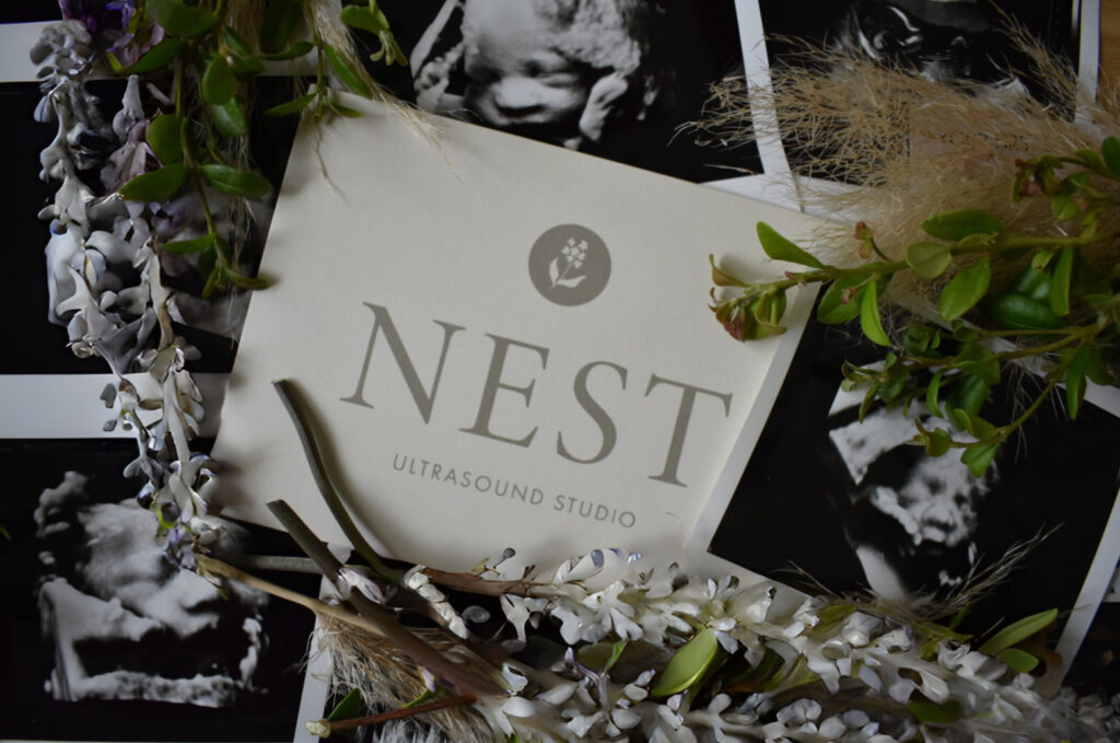 Ultrasound session in progress at Nest Ultrasound Studio